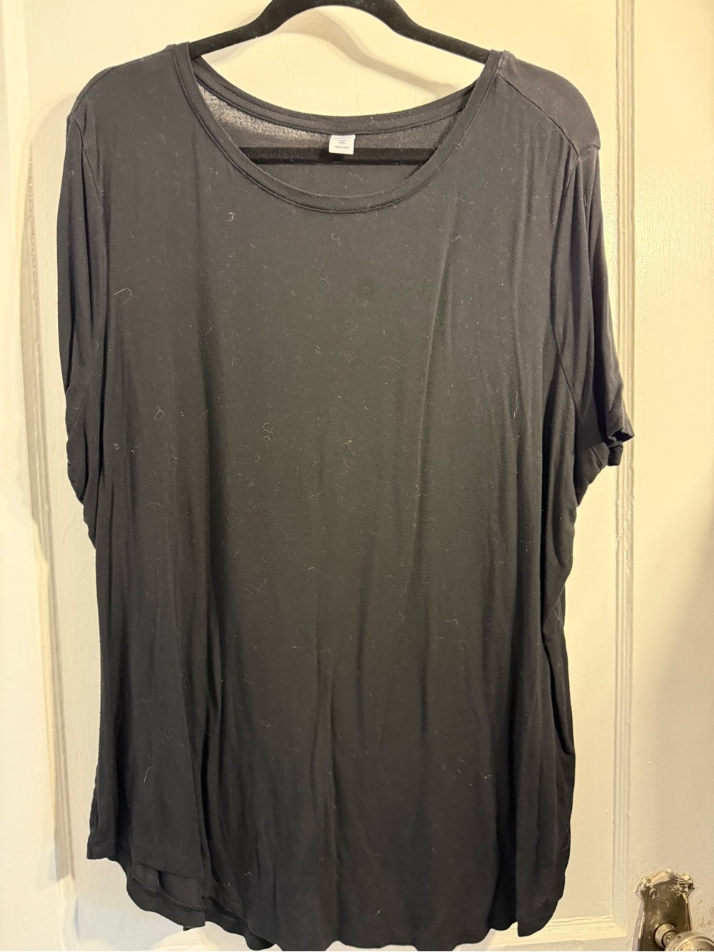 Old Navy Black Short-Sleeve Relaxed Tee
